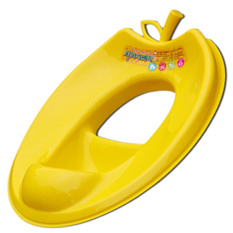 欧吉美 儿童马桶盖板 小孩小型马桶盖子 黄色红色塑料坐便器盖子