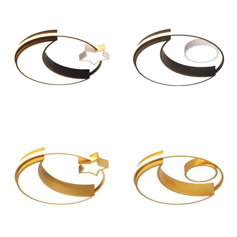 品拓(PINTUO)灯具客厅灯星月简约拼接设计现代卧室灯吸顶灯北欧风led餐厅卧室书房铁艺灯饰