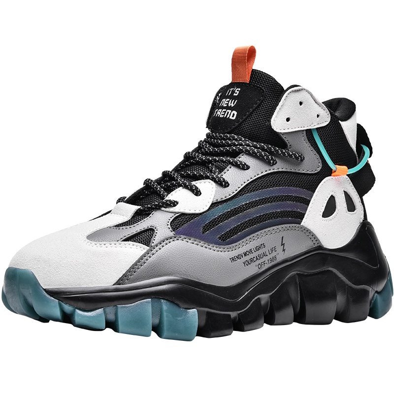 高帮鞋男2020冬季新款韩版潮流百搭二棉男鞋加绒加厚保暖男士棉鞋