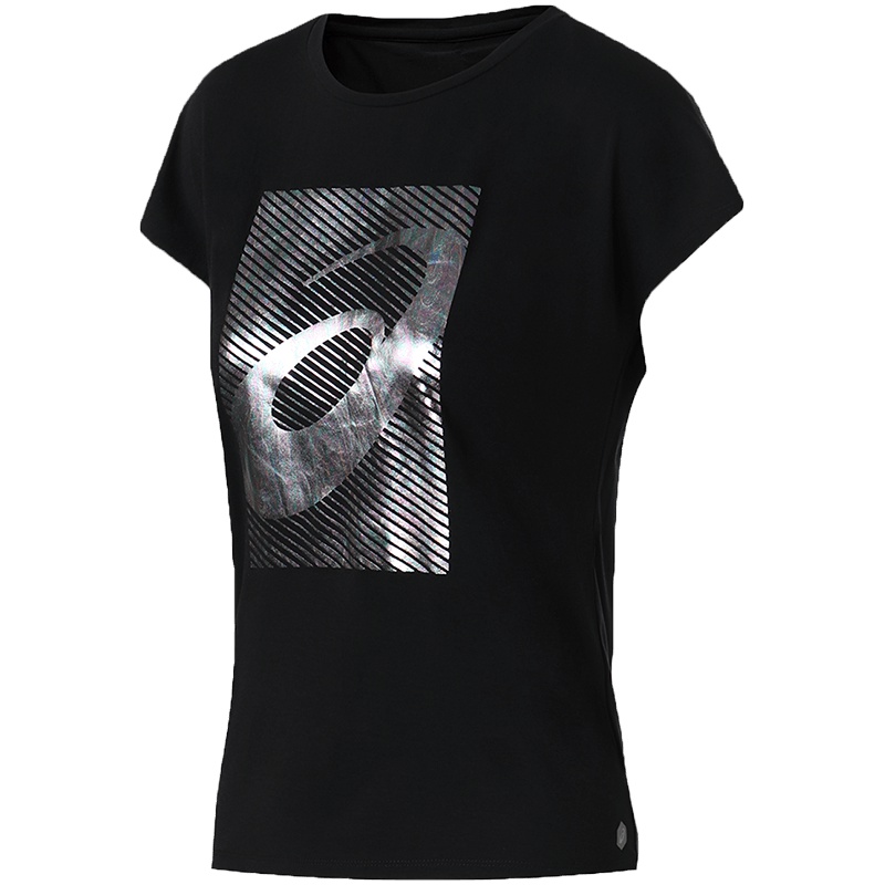 【自营】ASICS女子短袖T恤训练跑步健身运动服2032A338-001