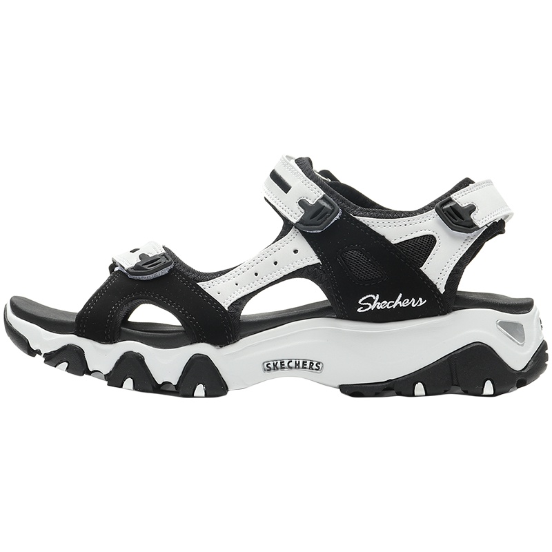 斯凯奇女鞋凉鞋时尚透气厚底魔术贴休闲运动鞋32999