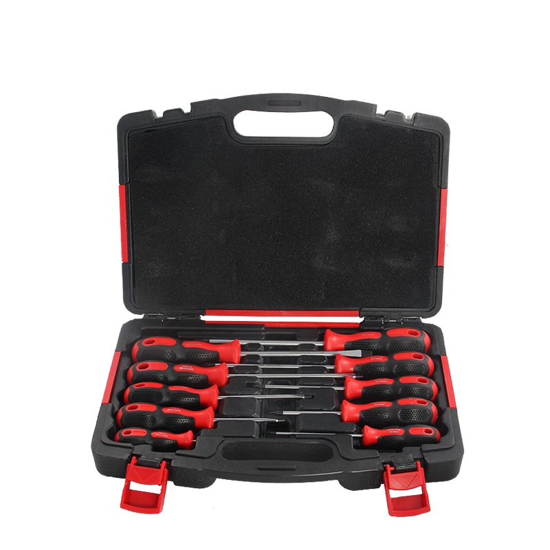 力易得(ENDURA)10件套橡塑柄螺丝批组套 磁性螺丝刀 起子改锥 10PCS E1173