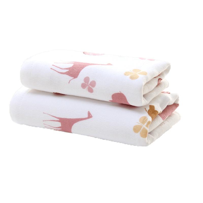 HOYO 布艺纯棉印河马毛巾单条装7300