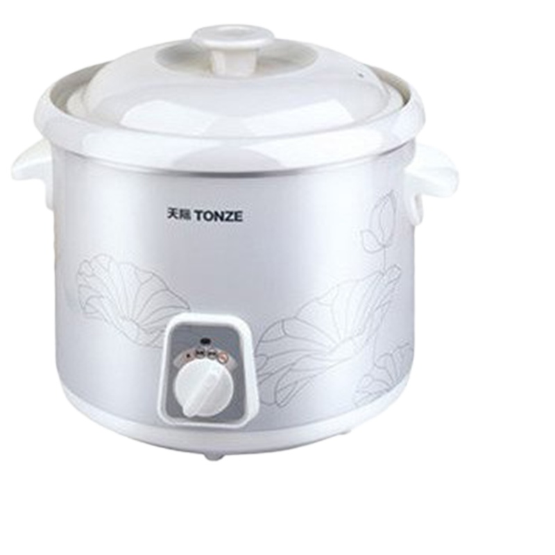 天际(TONZE)电炖炖锅家用煮粥神器煲汤锅电用智能陶瓷养生锅电炖锅 电炖盅白陶瓷智能预约煮粥煲汤锅1升DDG-10N