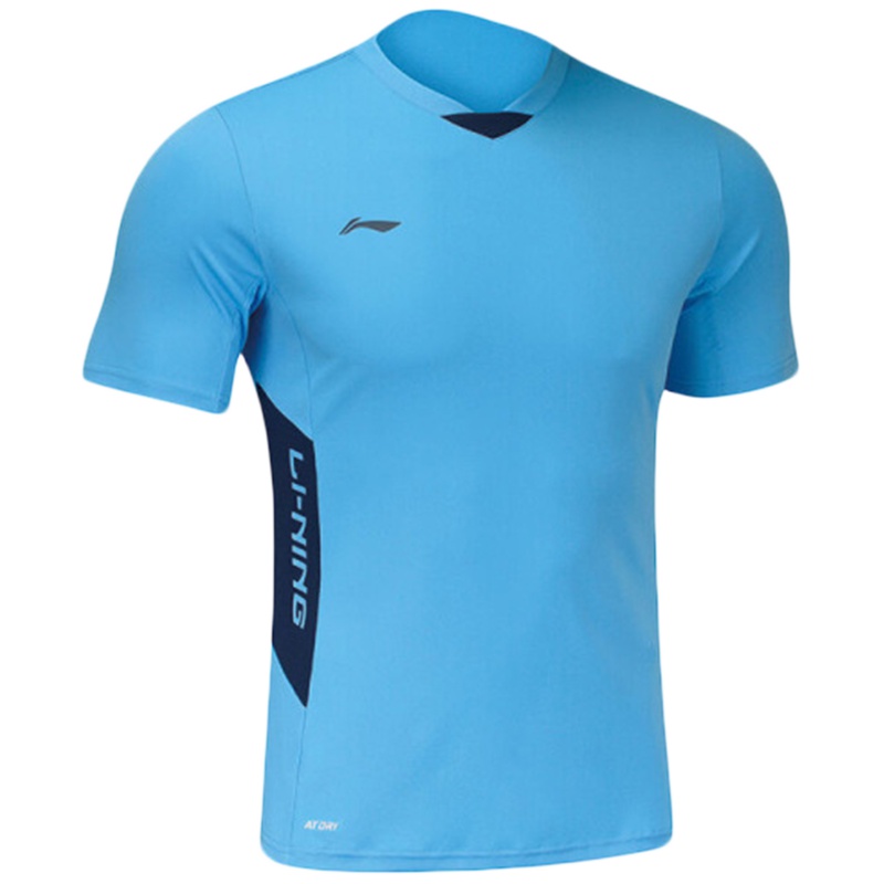 李宁短袖男子足球系列球衣速干比赛服夏季学生透气T恤