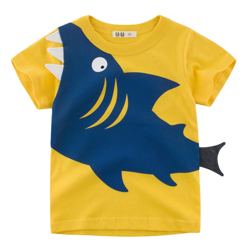 韩版童装新款2020夏季男童短袖t恤孩子的衣服元氣小猴STRONGMONKEY