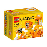 乐高(LEGO)经典系列 零部件 < 橙色 > 10709 积木塑料玩具 4岁以上60颗粒