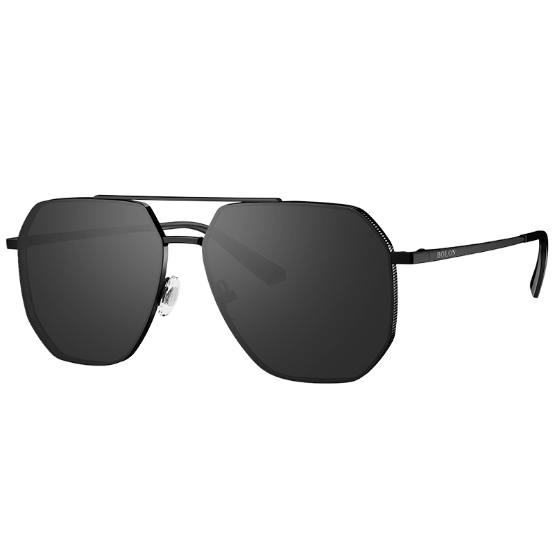 BOLON暴龙新款偏光飞行员框太阳镜男女复古蛤蟆镜墨镜眼镜BL7032