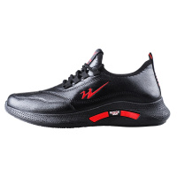 双星运动鞋秋季男士皮面休闲鞋轻便橡胶软底鞋93000