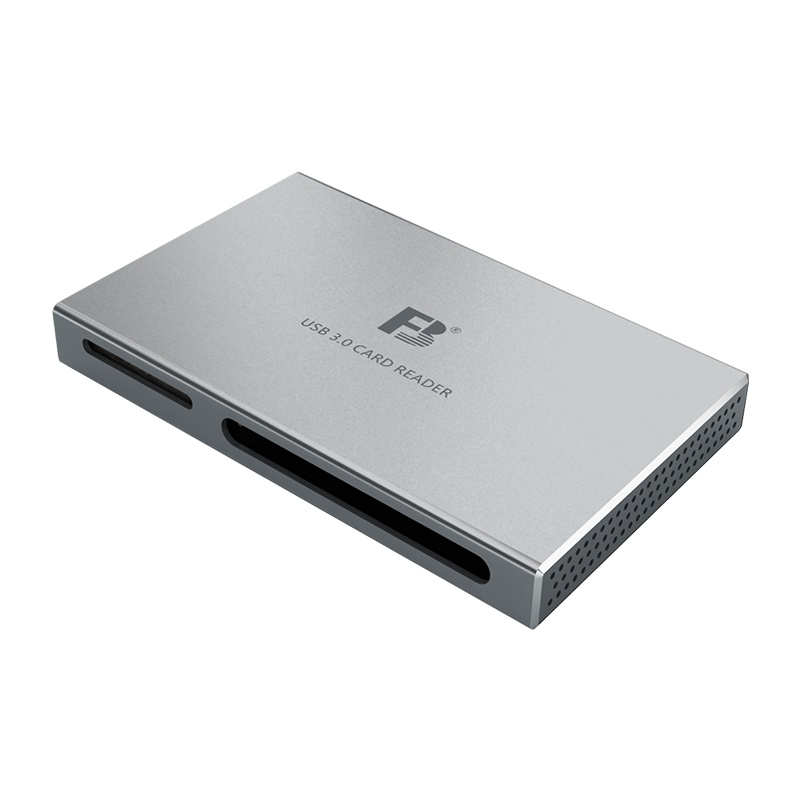沣标886金属读卡器 usb3.0高速sd tf卡内存卡电脑车载记录仪读卡器CF/SD/MS/M2/TF卡 五卡同读卡器