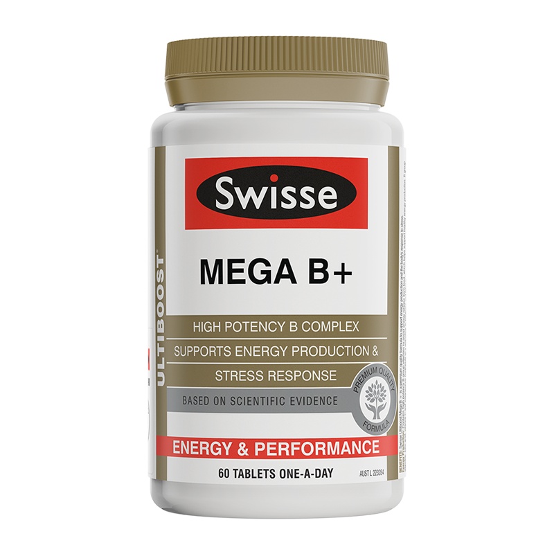 [有效期至24年8月]Swisse斯维诗 超级复合B族维生素 60片