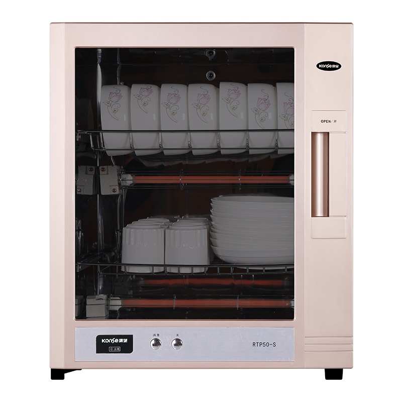 康星RTP50-S 消毒柜迷你家用 立式消毒柜不锈钢小型消毒碗柜单门