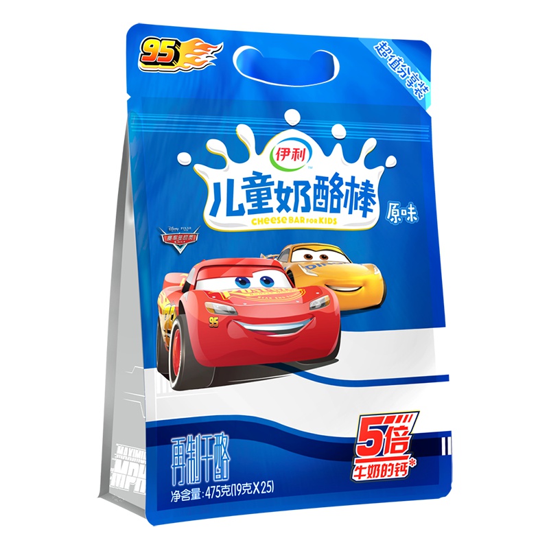 伊利 儿童奶酪棒 原味19g*25支 男孩版 休闲 零食