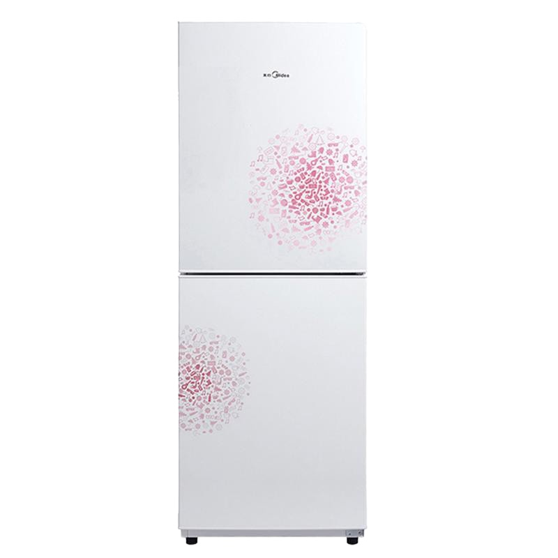 美的(Midea) BCD-169CM(E) 169升 升级款 时尚新外观 低温不停机直冷冰箱家用冰箱 双门两门小冰箱