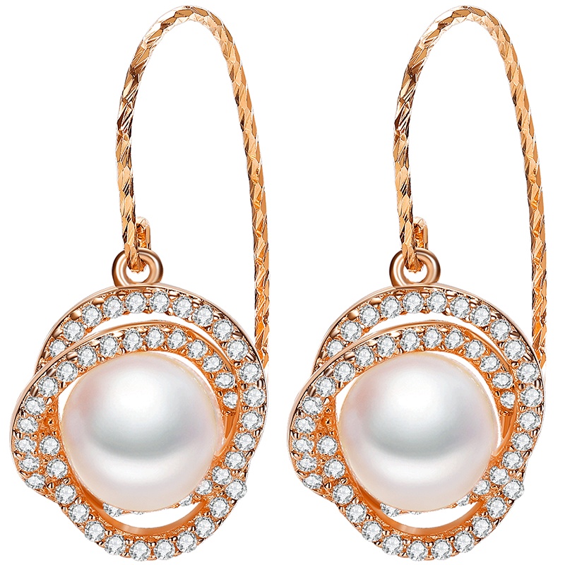 佰色传情(BRIR)S925纯银淡水珍珠耳饰耳环耳坠项链耳饰2件套