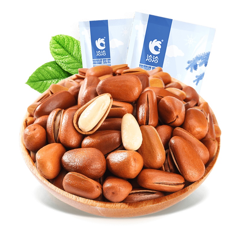 洽洽 坚果炒货 休闲零食 东北松子 开口松子200g*2袋