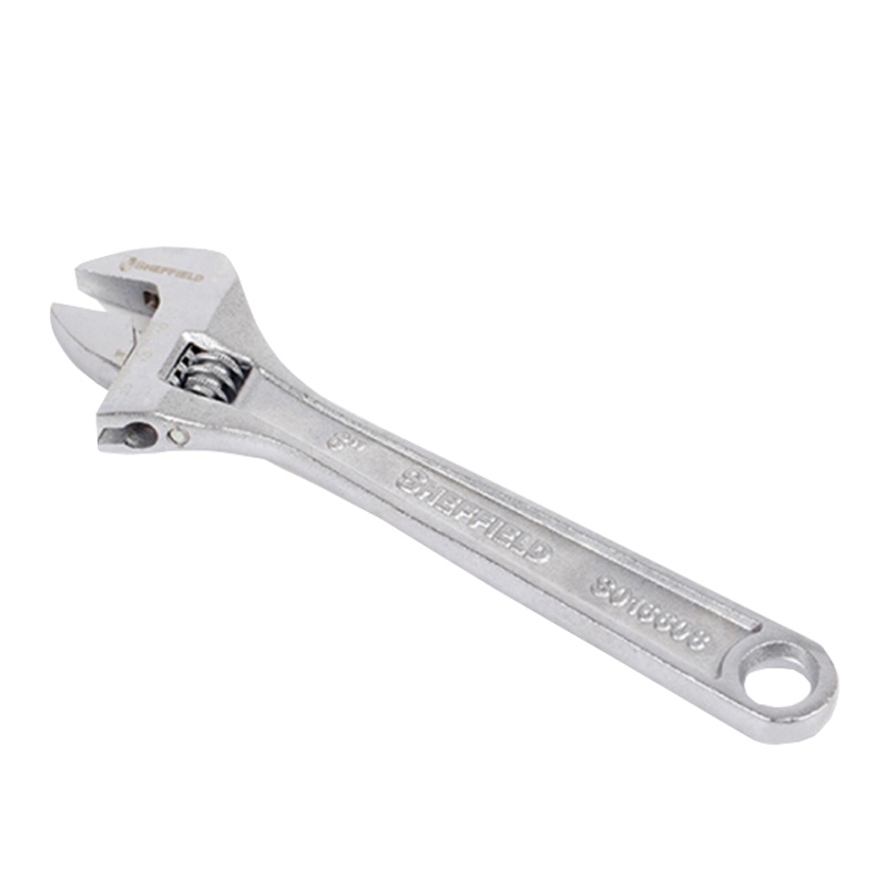 钢盾 重型铬钒钢活扳手 8" S016908
