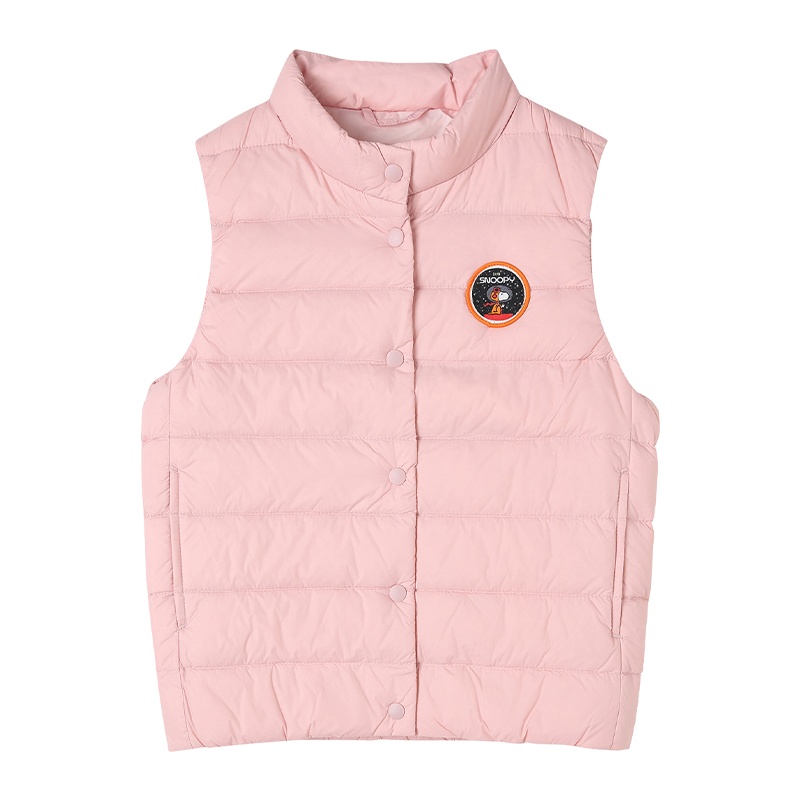 史努比(SNOOPY)儿童羽绒马甲男童女童洋气外穿新款宝宝内胆羽绒服背心NPD023
