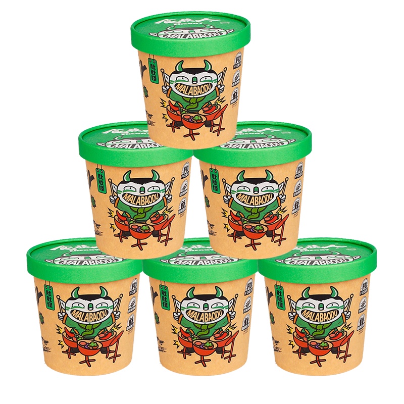 食族人麻辣爆肚粉150g*6正品非油炸粉丝方便速食泡面正宗网红