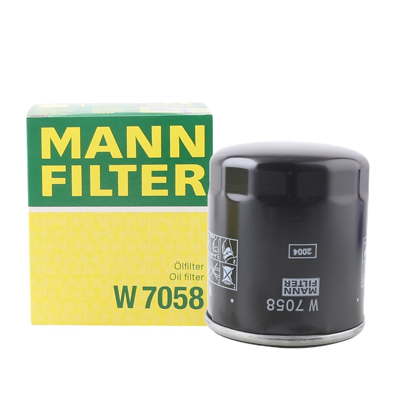 曼牌滤清器W7058机油格滤适用标致408 508 2008雪铁龙C4L世嘉C5