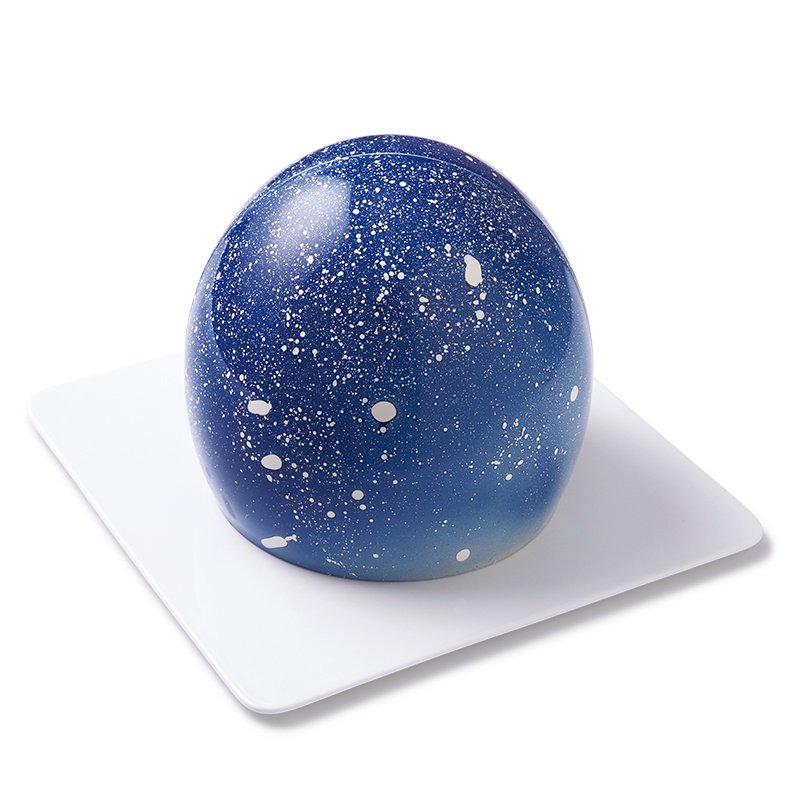 壹点壹客蓝色梵星如梦草莓巧克力奶油生日蛋糕深圳同城配送