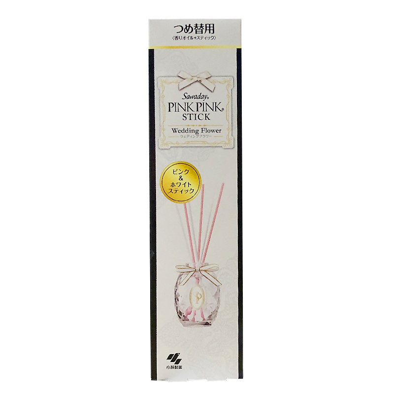 小林制药(KOBAYASHI) SawadayPinkPink消臭元空气清新剂芳香剂70ml 婚礼花束香 替代装