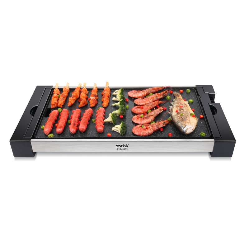 金利诺(JINLINUO)韩式电烤盘多功能家用电烤炉烤肉锅电烧烤炉无烟铁板烤肉