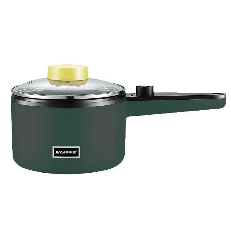 家實(JIA Shi) 智能电煮锅宿舍电火锅涮烤一体锅煮面锅煮锅电热锅电器北欧绿