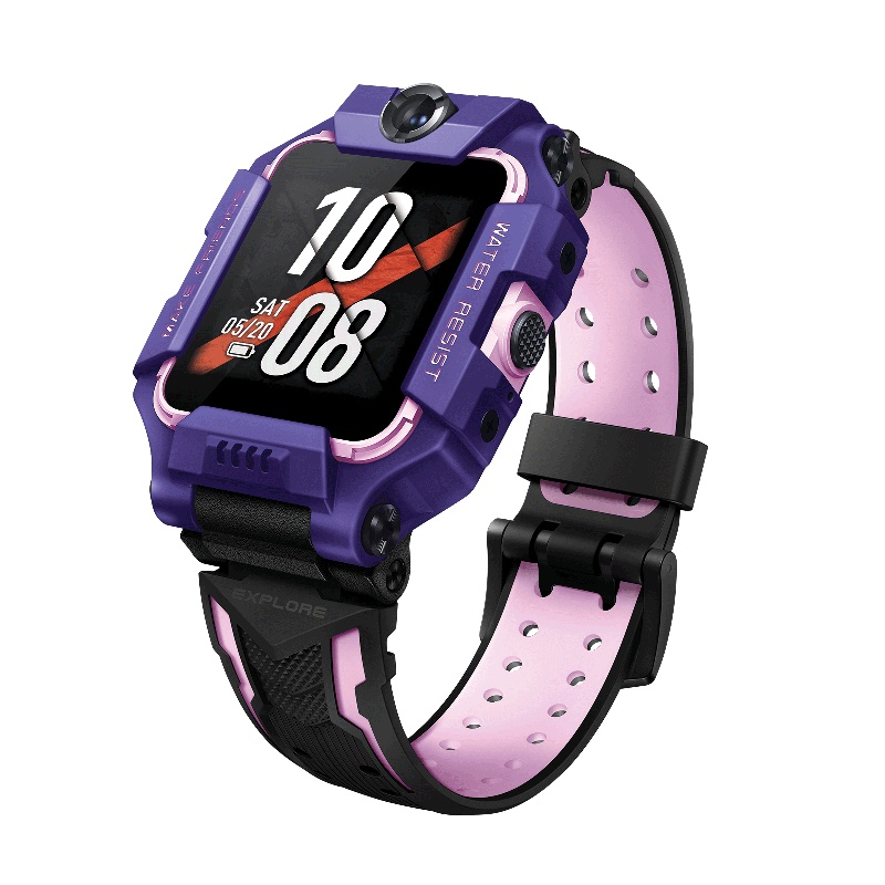 小天才儿童电话手表Z6幻紫防水GPS定位智能手表 学生儿童移动联通电信4G视频拍照前后双摄手表手机男女孩