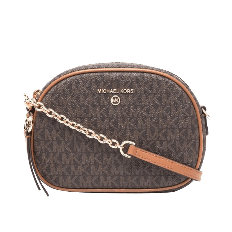 MICHAEL KORS 斜跨包 LOGO圆环 织物拼皮 32S1GGRC0B