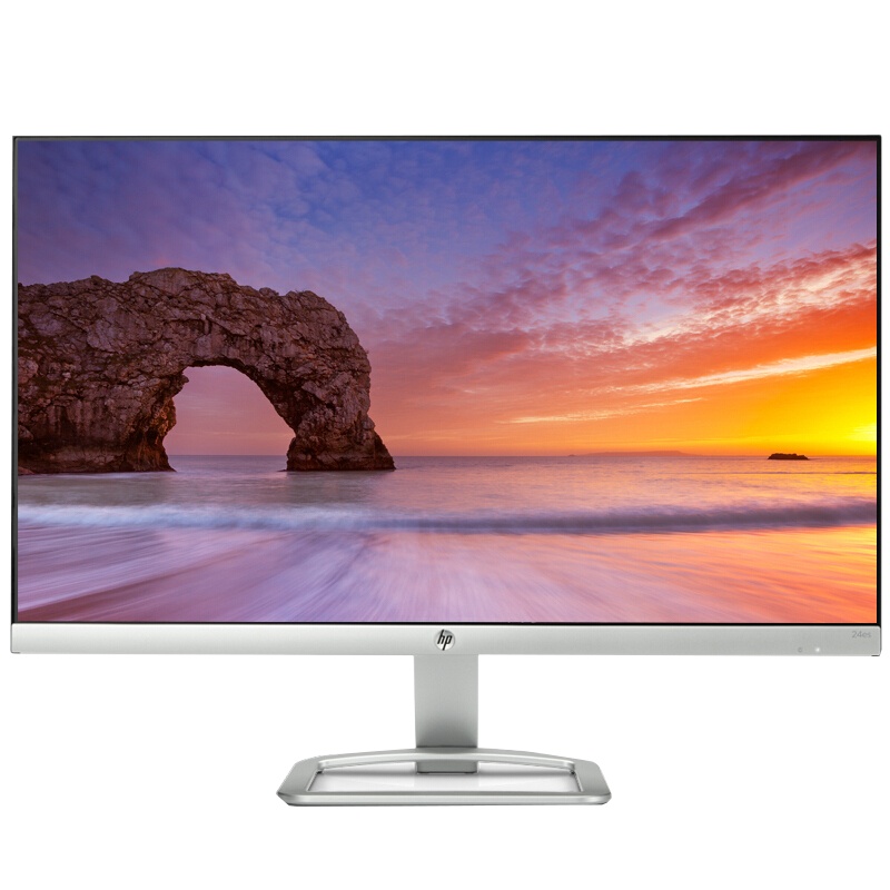 惠普(HP)24ES 23.8英寸 全高清IPS 纤薄机身 电脑屏幕液晶显示器 内置HDMI接口