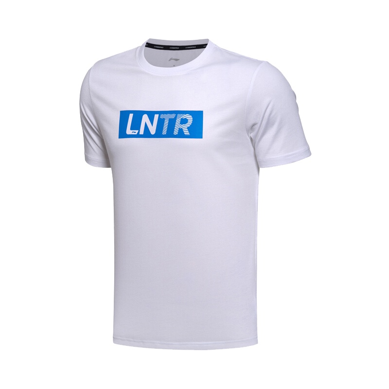 李宁(LI-NING)2017春夏男休闲运动轻薄舒适透气运动T恤AHSM175