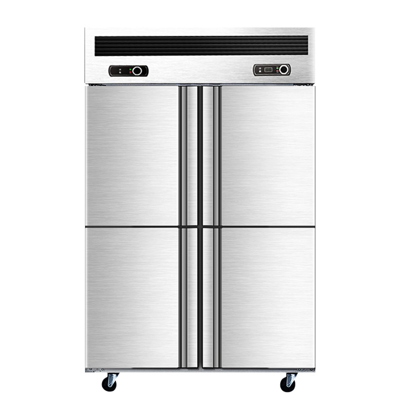 埃利斯(AILISI)BC-898FLT超薄四门厨房冰箱不锈钢厨房冰箱 商用冷柜 大容量冰柜 全铜管立式展示柜