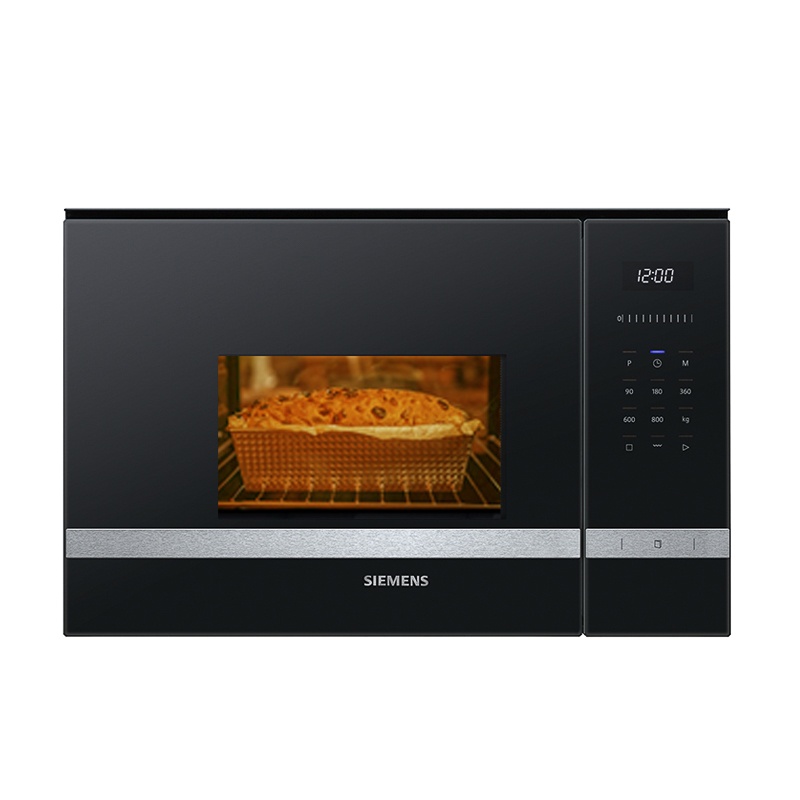 西门子(SIEMENS)微波炉嵌入式 8种自动烹饪程序 易清洁 20L 家用蒸烤箱系列国家补贴BE525LMS0W