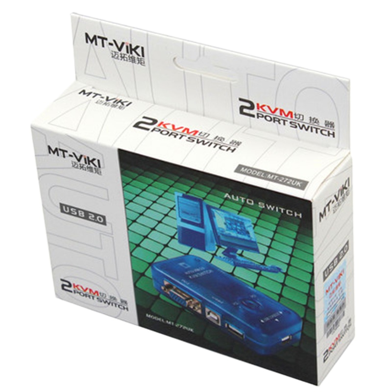 MT-272UK KVM切换器 2口自动USB多电脑共享器2进1出