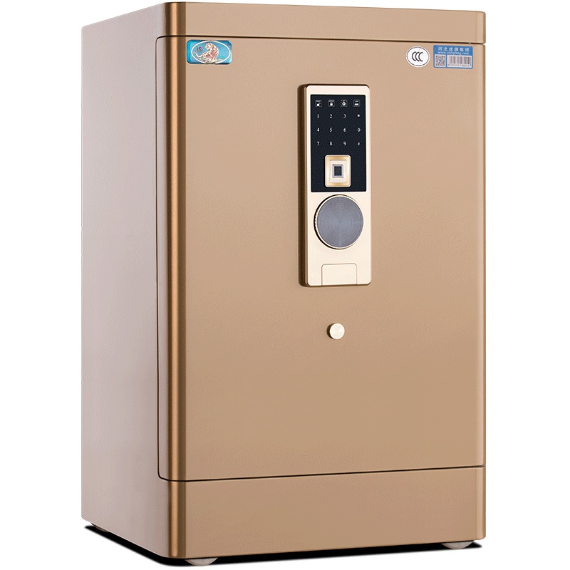 虎牌保险柜家用办公3C认证 FDX-A/D40.I 45厘米高指纹保险箱/柜小型入墙防盗防撬全钢高光