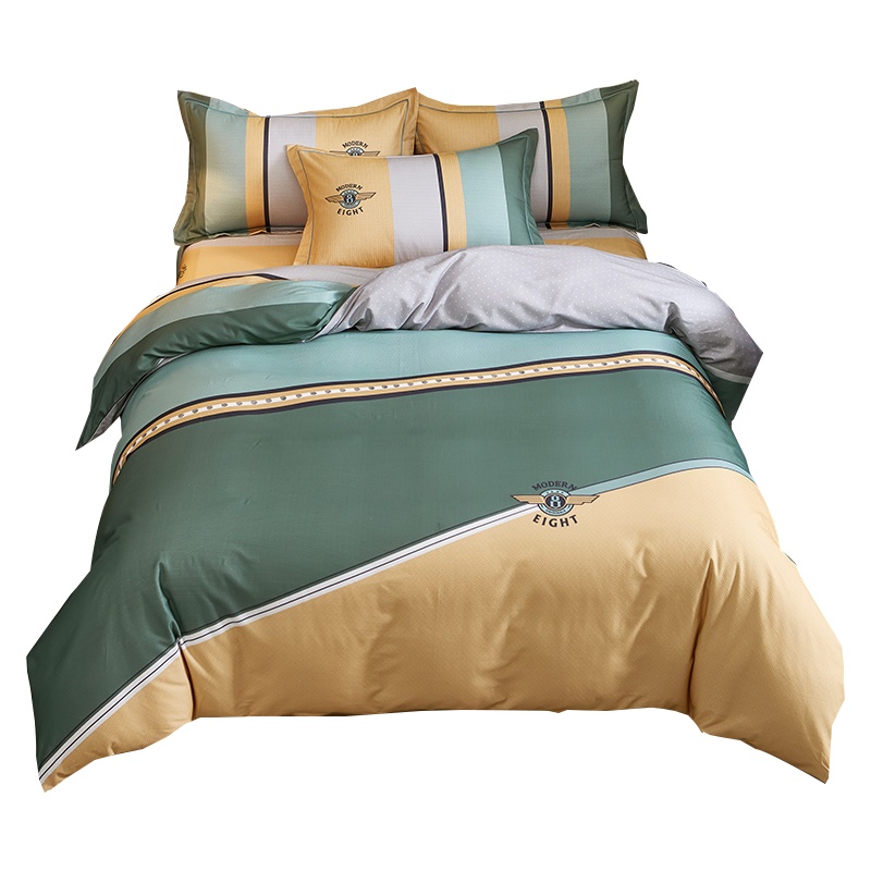 北极绒(Bejirog)冬季轻奢纯色珊瑚绒四件套双面加绒法兰绒被套加厚水晶绒床单床上用品