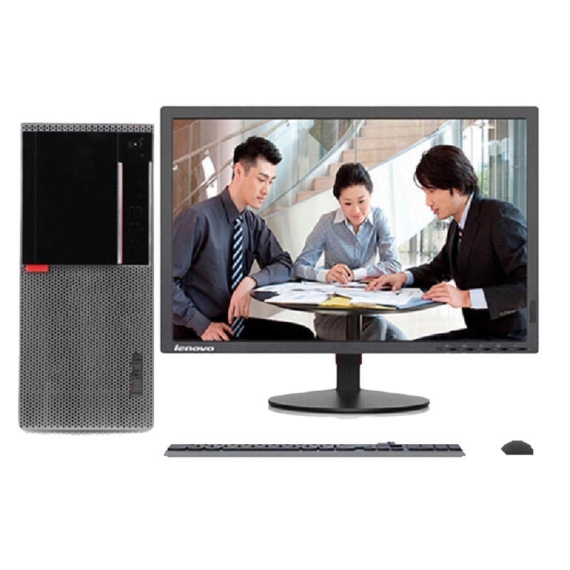 联想ThinkCentreDesktop TC E76x I5-9400 8G 1TB W10H 集成/21.5寸显示器