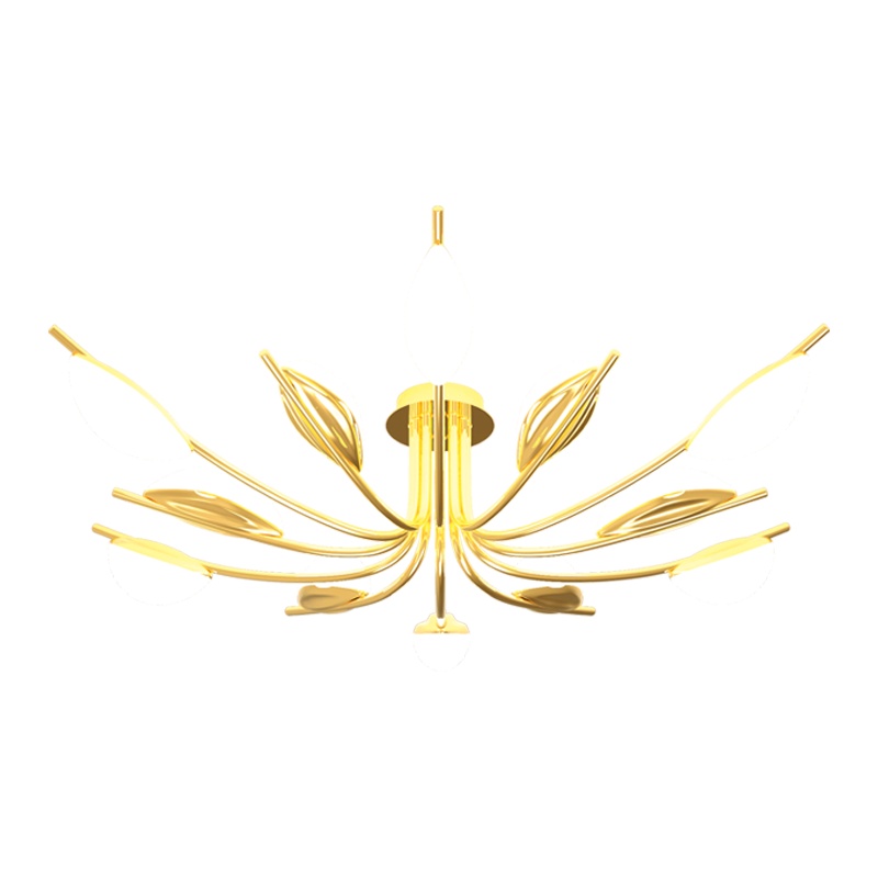 VVS 全铜网红2022新款客厅吊灯[董璇明星代言]北欧现代简约led客厅吊灯创意个性餐厅卧室灯网红轻奢全铜魔豆灯具