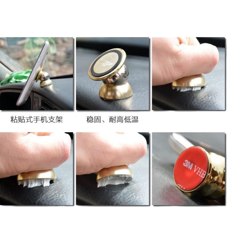 火豹新款指环扣3M胶车载手机支架强力双面胶无痕车用粘胶贴耐高温。 5片装手机座