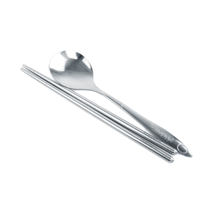 哆啦A梦 DM-1308 2入餐具组(盒装) 筷勺套装