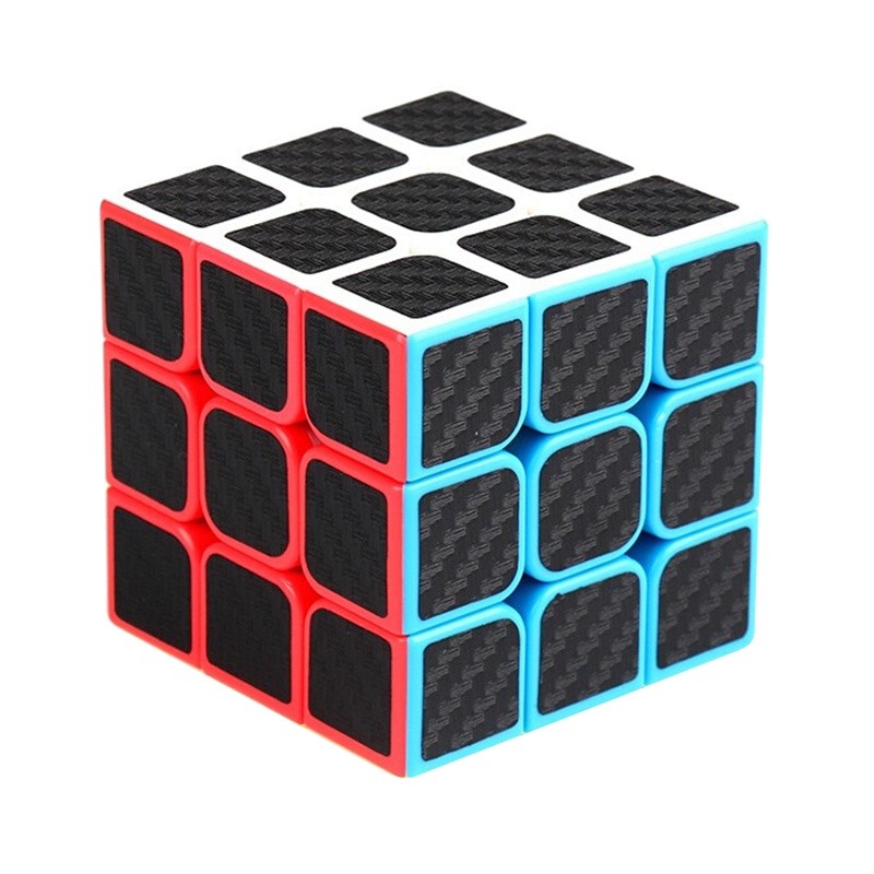 碳纤维魔方儿童玩具二2三3阶4四金字塔顺滑比赛套装初学者 炭纤维金字塔