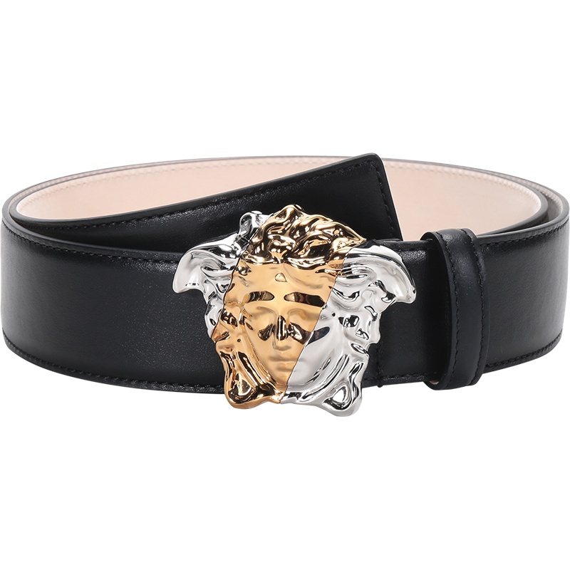 VERSACE 范思哲 男士 牛皮革板扣式皮带腰带礼盒DCU8443 DV3TN