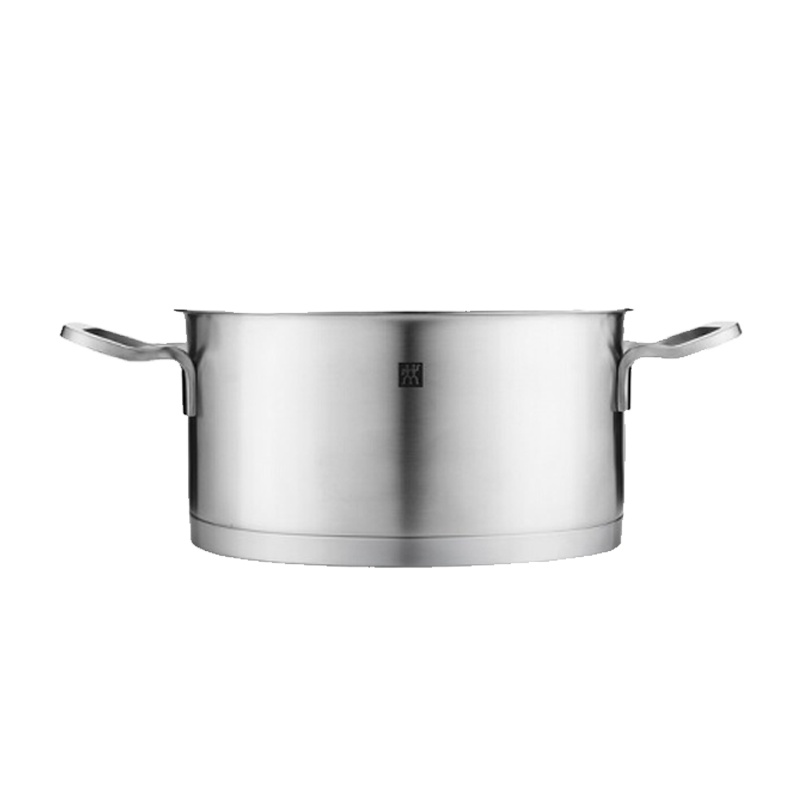 双立人精品浅烧锅20cm+单柄炖锅16cm套装ZW-C128