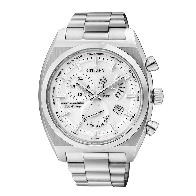 西铁城(CITIZEN)手表男士日本光动能万年历商务休闲防水男表BL8130-59A