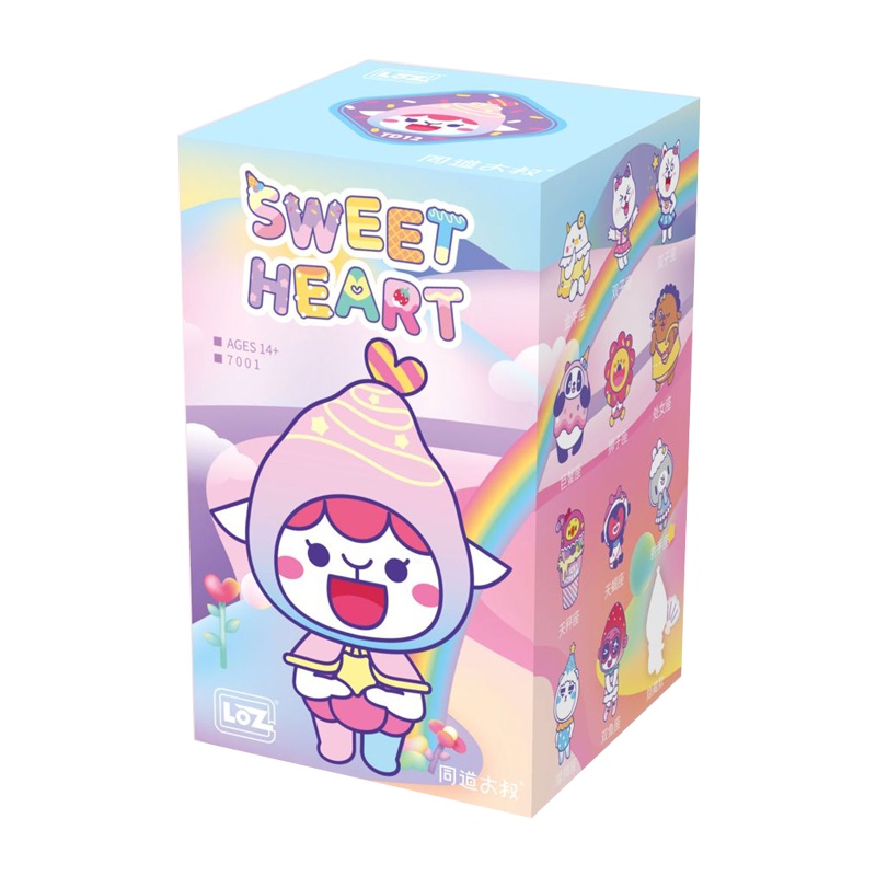 LOZ俐智同道大叔十二星座少女心系列盲盒潮流玩具女生礼物摆件7001