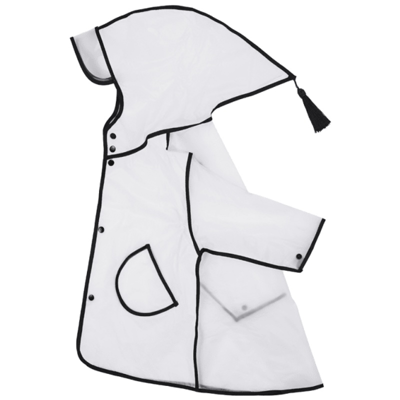 美帮汇儿童雨衣女童宝宝雨披幼儿园男童透明雨衣防水中小童学生小孩雨披