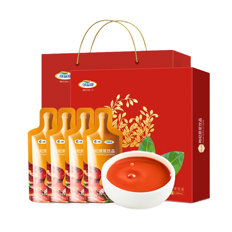 礼盒装]中粮可益康枸杞原浆枸杞汁礼盒装送礼佳品
