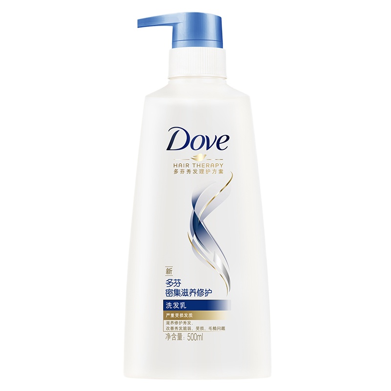 多芬(Dove)洗发水 密集滋养修护洗发乳 500ml【联合利华】