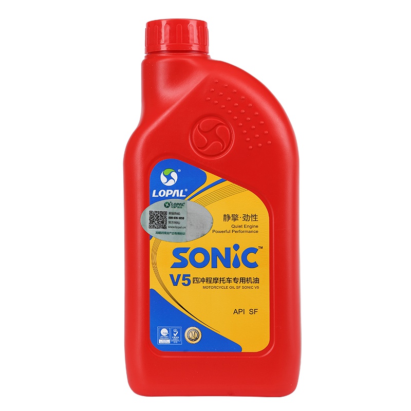 龙蟠 四冲程 合成型摩托车机油 SONIC 官方正品SF 15W-40 1L